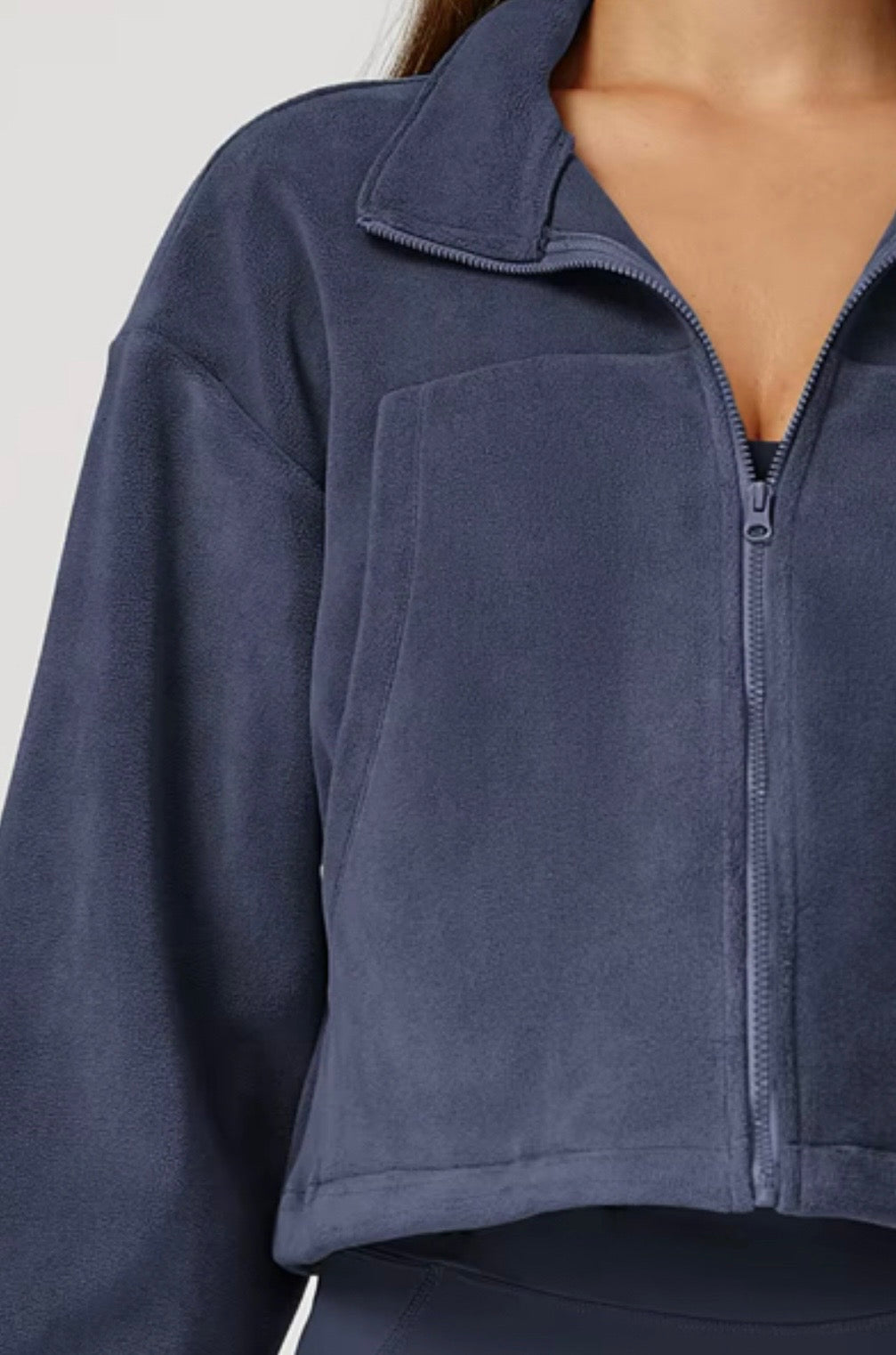 PRE ORDER fleece crop jacket