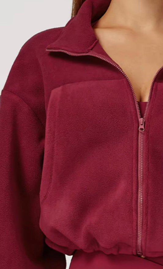 PRE ORDER fleece crop jacket