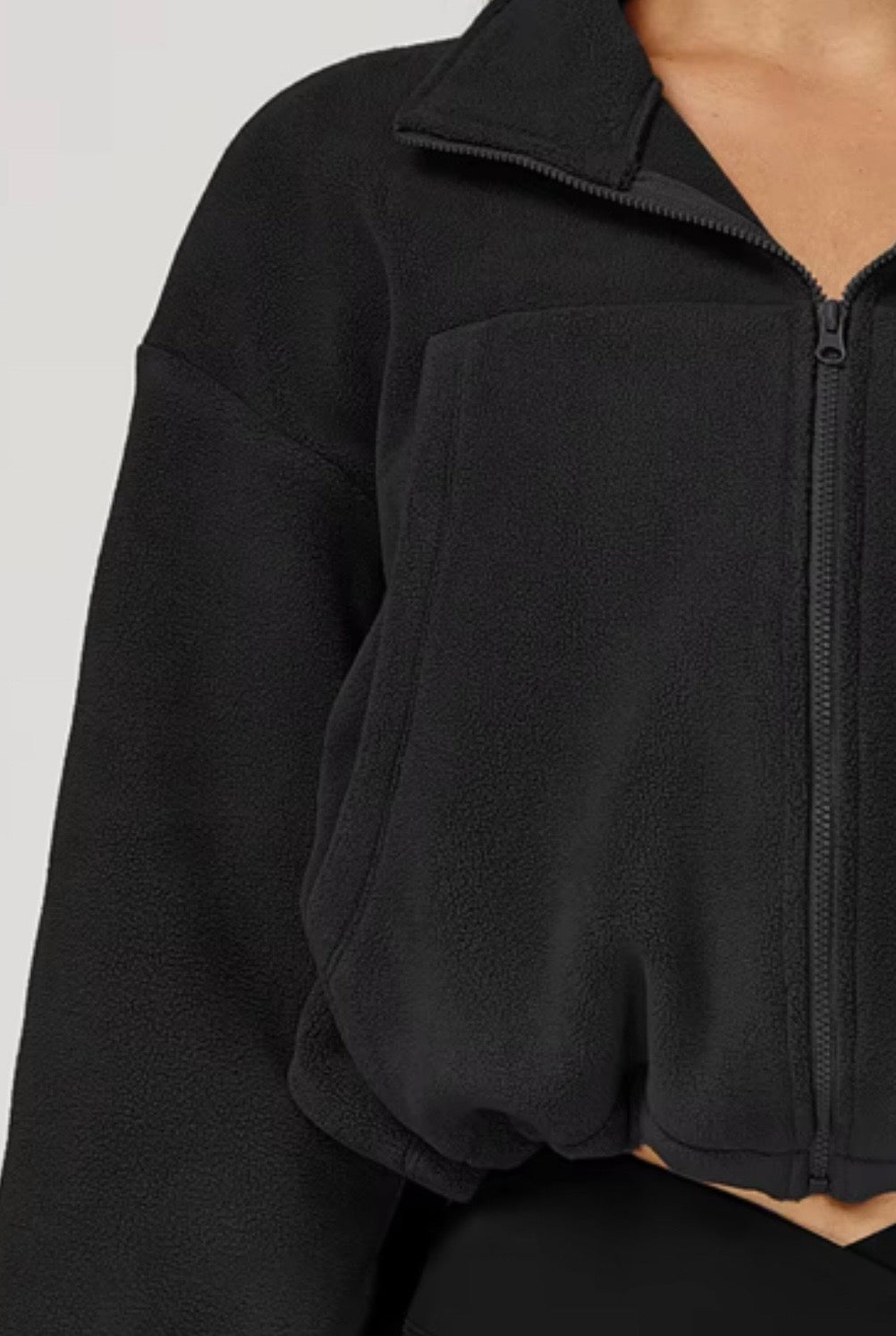 PRE ORDER fleece crop jacket